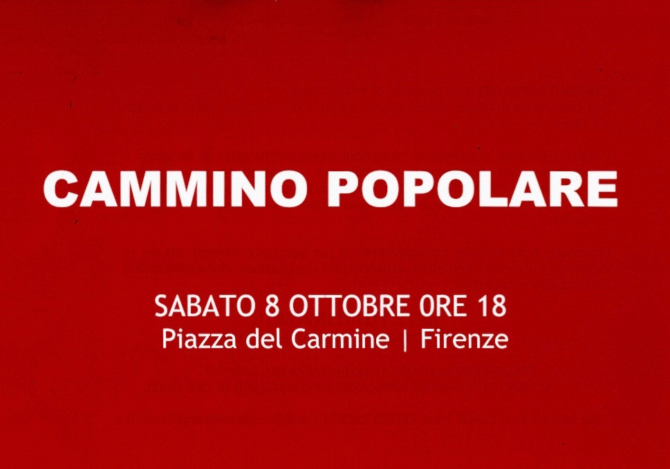 CAMMINO POPOLARE_Firenze
