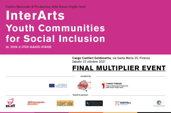 <b> FINAL MULTIPLIER EVENT InterArts: Youth Communities for Social Inclusion </b>| CANGO, FIRENZE
